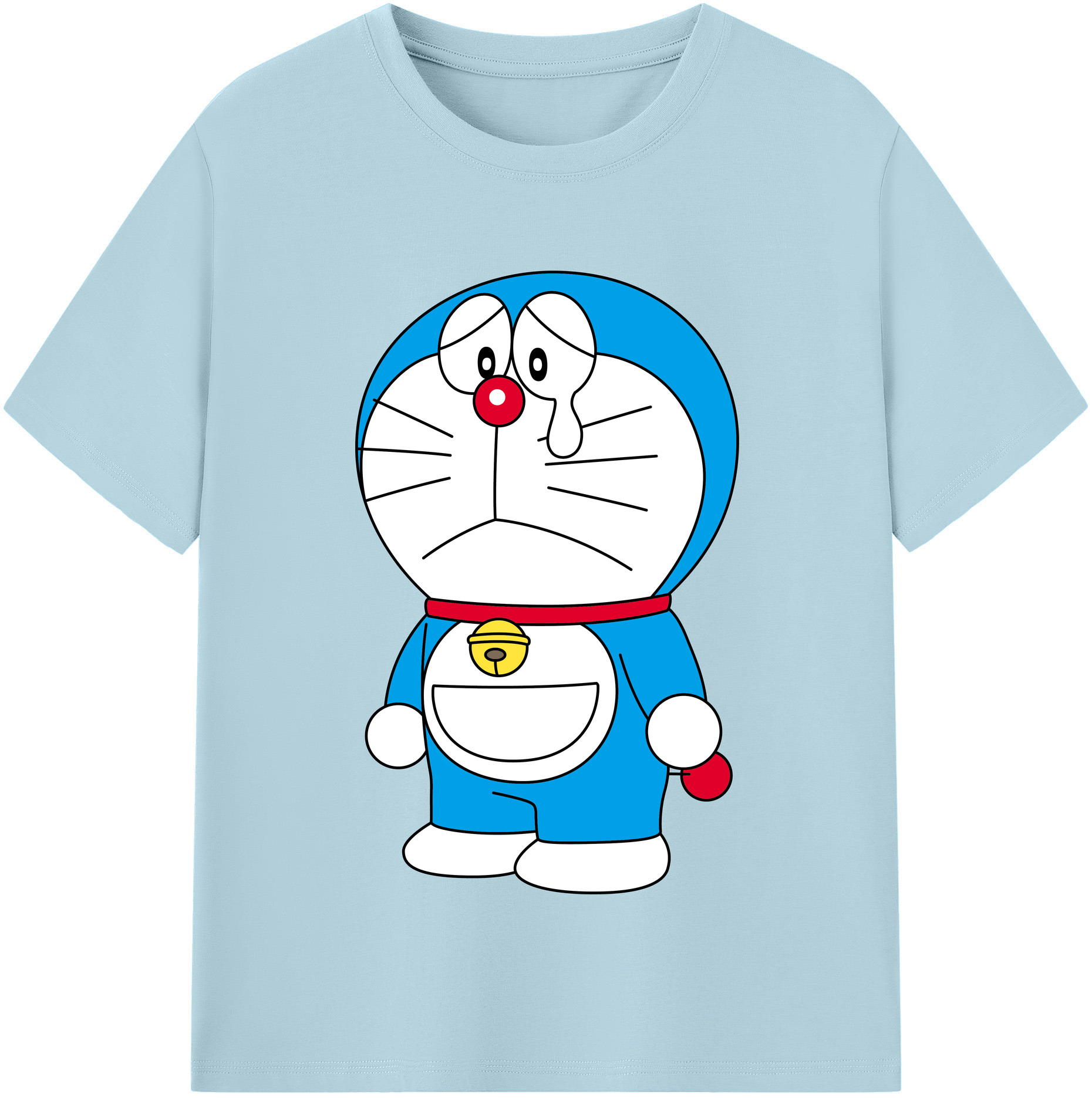 （画像用） ドラえもん Doraemon 綿100％半袖Tシャツ（フロントプリント）